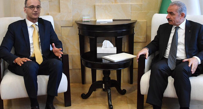 فلسطینی وزیراعظم کی جرمن وزیرجارجہ سے ملاقات