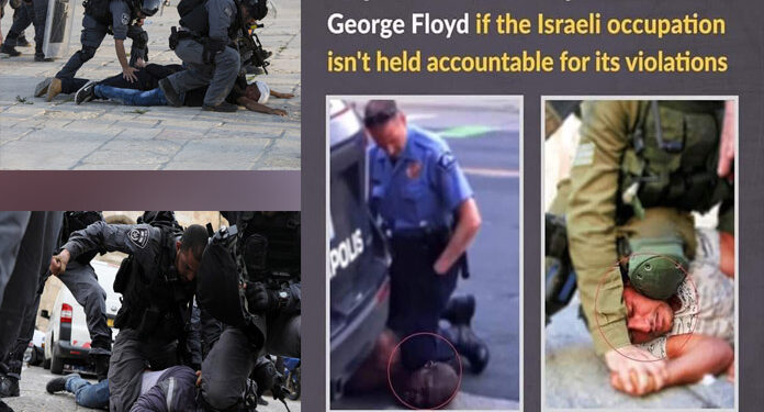   "فلسطینی فلوائیڈ” صیہونی جرام کے خلاف عالمی مہم  شروع