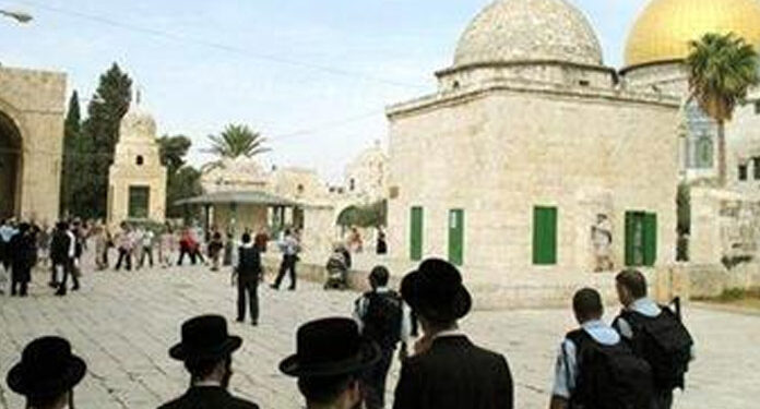مسجد اقصیٰ پر صیہونی آبادکاروں کے دھاوے پھر شروع