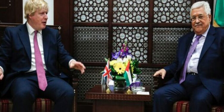 فلسطینی صدر کا برطانوی وزیراعظم سے ٹیلی فونک رابطہ، الحاق کو روکنے میں کرداراداکرنے کا مطالبہ