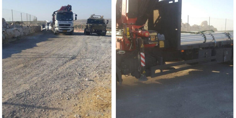 صہیونی فوج نے فلسطینیوں کے فیملی پارک کے سامان کو ضبط کرلیا