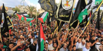 غزہ: قبلہ اول پر صہیونی دھاوؤں کے خلاف عظیم الشان ریلی