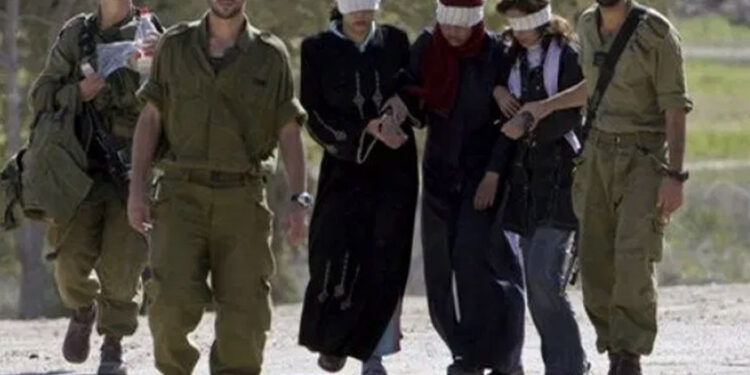 رواں سال صیہونی فوج نے69 فلسطینی خواتین کو گرفتارکیا