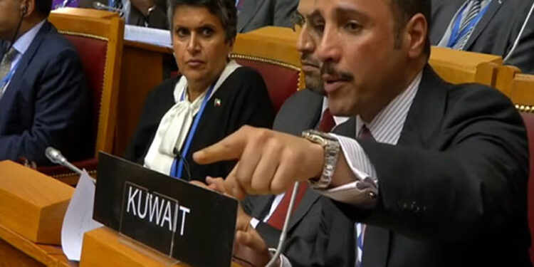 عالمی برادری فلسطینیوں کے خلاف اسرائیل کو نکیل ڈالے، کویت