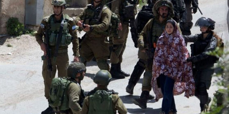 صیہونی فوج کے ہاتھوں فلسطینی طالبہ اغوا