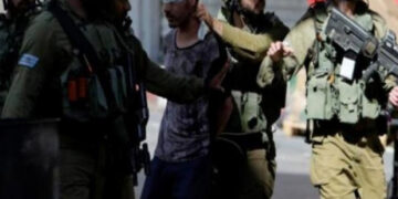 صیہونی فوج کے ہاتھوں فلسطینی طالبعلم گرفتار