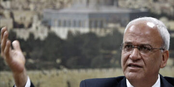 صہیونی ریاست انسانیت کے نام پر داغ ہے، صائب عریقات