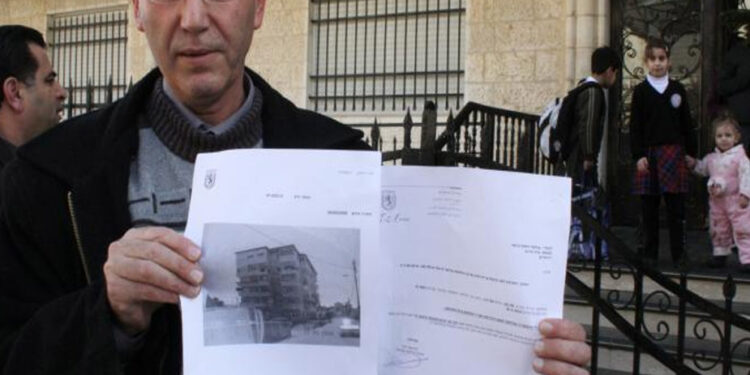 مقبوضہ بیت المقدس: فلسطینیوں کے30مکانات مسمار کرنے کے نوٹسز جاری