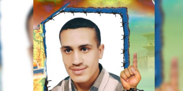 2003 سے قید فلسطینی اسیراحمد جمعہ أبو جزر کی قید میں 20 ماہ کا اضافہ