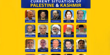 فلسطین فاؤنڈیشن کے زیراہتمام فلسطین اور کشمیر کے ساتھ بین الاقوامی یکجہتی ویبنار