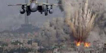 مقبوضہ فلسطین میں قابض فوج کی غزہ کی پٹی سمیت متعدد علاقوں پربمباری