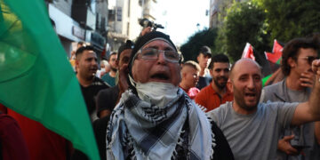 رام اللہ ، البیرح میں امارات ، اسرائیل معاہدے کے خلاف مظاہرےاور گرفتاریاں