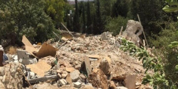 صیہونی فوج نے فلسطینیوں کے پانی کے ذخیرے اور مکانات کومسمار کردیا