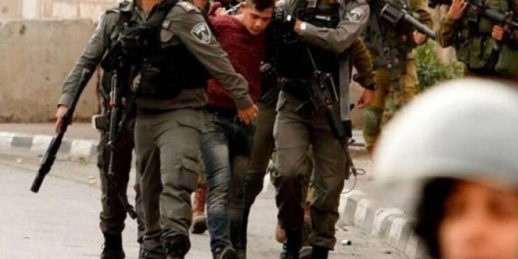 صیہونی فوج نےایک پورے خاندان سمیت گیارہ فلسطینیوں کو گرفتارکرلیا