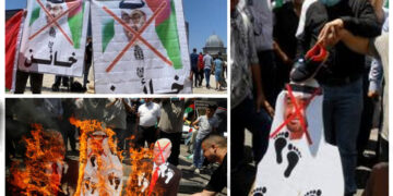 فلسطین سمیت مختلف عرب ممالک میں امارات کے خلاف احتجاجی مظاہرے