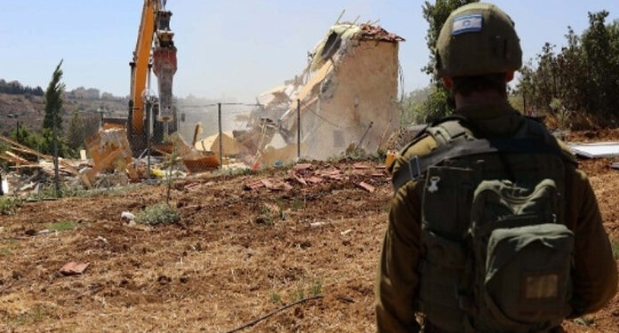صیہونی فوج نے ایک ماہ میں51 فلسطینی گھروں کو مسمارکردیا