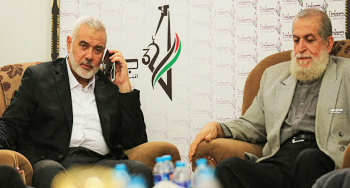 زیاد النخالہ اور اسماعیل ھنیہ کے درمیان ٹیلی فونک رابطہ