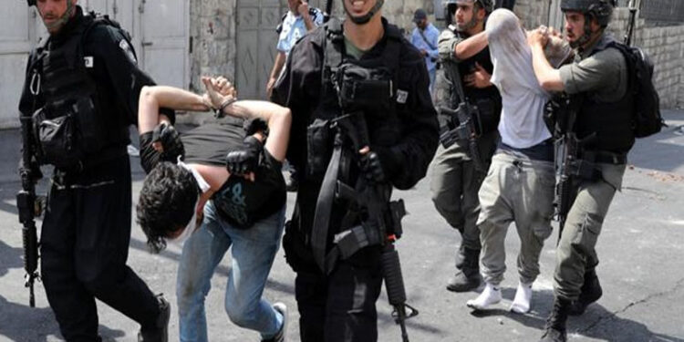 صیہونی فوج کی کارروائیاں ،متعدد فلسطینی اغوااور گرفتار