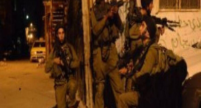فلسطین میں صہیونی فوج کی حراستی مہم کے دوران 2 اسرائیلی فوجی زخمی