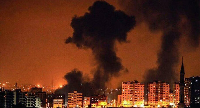 صیہونی فوج کی غزہ پر ایک بار پھر بمباری