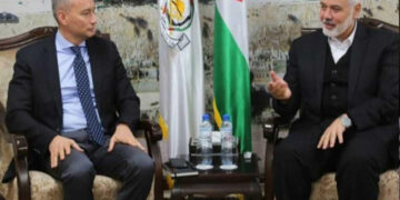 حماس کے سربراہ اور اقوام متحدہ کے نمائدہ خصوصی  کی ٹیلی فونک گفتگو