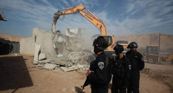 صیہونی فوج نے فلسطینی کے مکان کو چوتھی مرتبہ مسمار کردیا