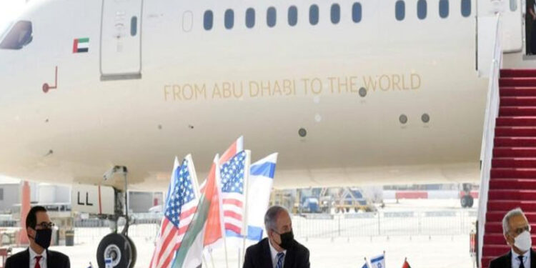 امارات کاصیہونی ریاست کیلئےہفتے میں38پروازیں چلانے کا فیصلہ