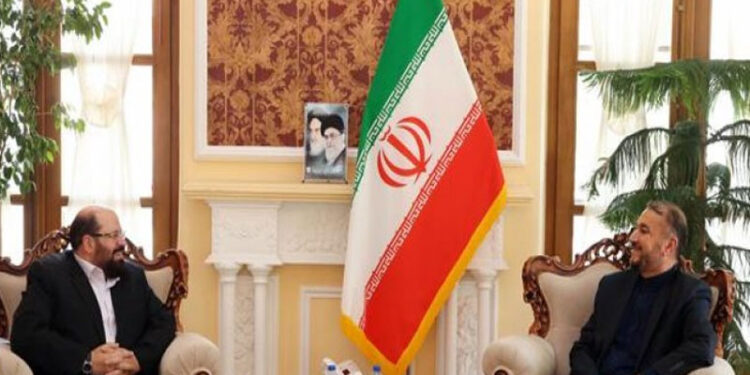 ایران میں حماس کے نمائندے کی امیر عبداللھیان سے ملاقات