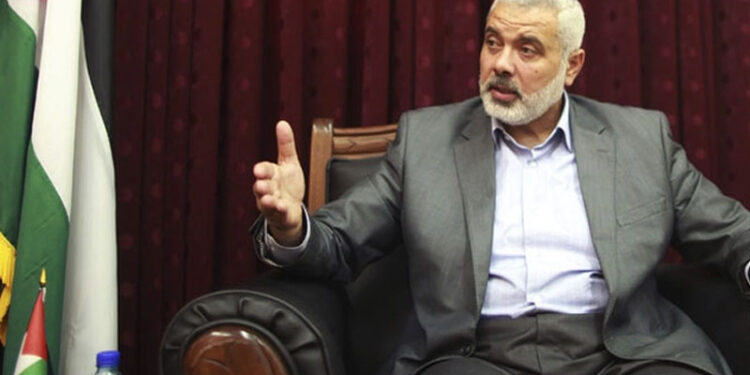 جو ملک بھی اسرائیل کی گود میں بیٹھے گا وہ خود کو خطرے میں ڈالے گا،اسماعیل ھنیہ