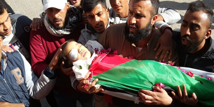 صیہونی فوج نے دو سالوں میں75 فلسطینی بچے شہید 5ہزار سے زائد معذور کردیئے
