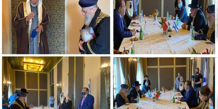 بحرینی وفد کی اسرائیل آمد صیہونی عہدیداران سے ملاقات