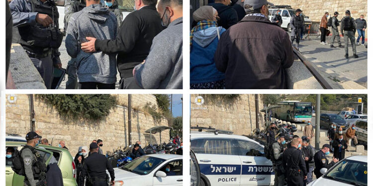 صیہونی فوج نے فلسطینیوں کو مسجد اقصیٰ میں نماز جمعہ سے روک دیا