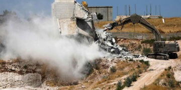 قابض فوج نے مزید 129فلسطینی عمارتیں مسمار کردیں