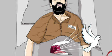 فلسطینی قیدی ماہر الاخرس کو زندگی اور موت کی جنگ لڑتے ہوئے آج 102دن ہوگئے