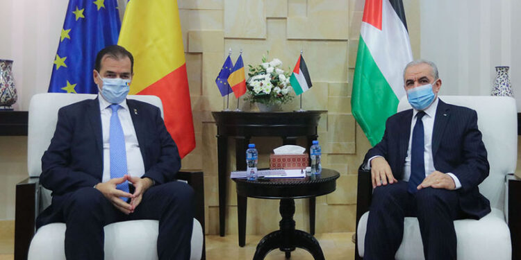 فلسطینی وزیراعظم کی رومانوی ہم منصب سےملاقات