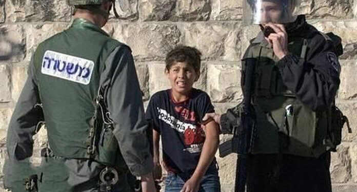 صیہونی جیلوں میں 160 نابالغ فلسطین بچے قید ہیں