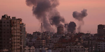 صہیونی فوج کی غزہ پر ایک بار پھر بمباری