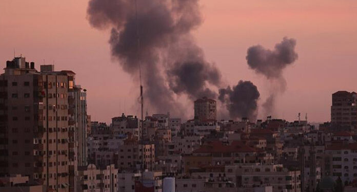 صہیونی فوج کی غزہ پر ایک بار پھر بمباری