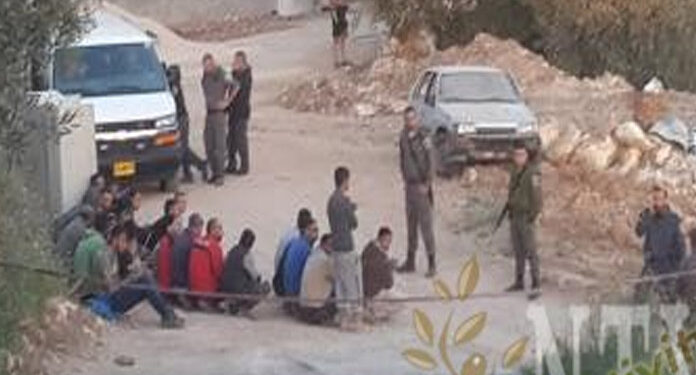 صیہونی فوج کے ہاتھوں فلسطینی مزدور گرفتار