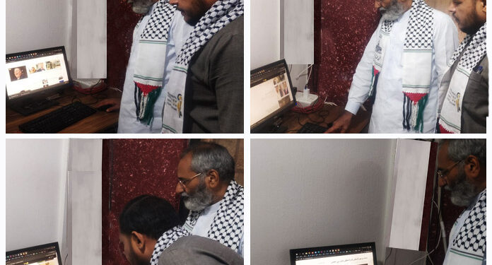 فلسطین اور کشمیر کاز کے لئے ہر قسم کی قربانی دینے کو تیار ہیں: مسلم پرویز