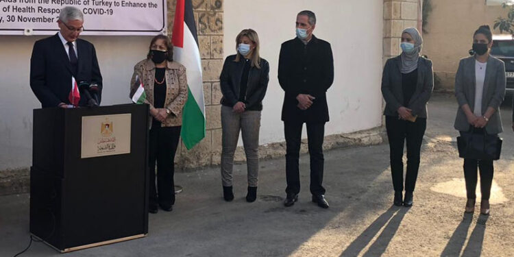 کورونا سے بچاؤکیلئے ترکی کی امداد فلسطین پہنچ گئی