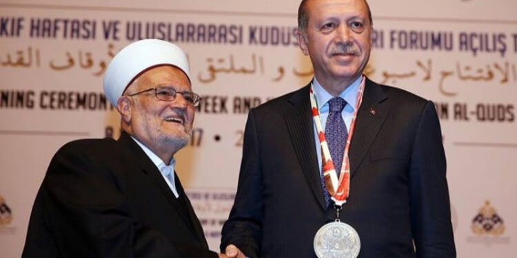 خطیب مسجد اقصیٰ سے ترک صدر کی ملاقات