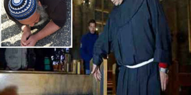 صیہونی آبادکار کا چرچ پر حملہ، فلسطینیوں نے ناکام بنادیا