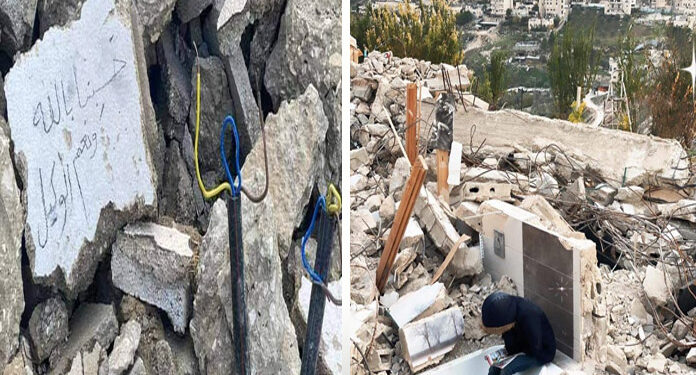 اسرائیلی بلدیہ کے حکم پر فلسطینی اپنے گھر منہدم کرنے پر مجبور