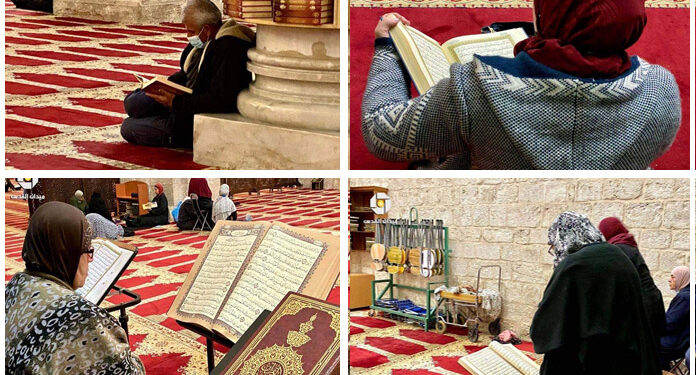 صہیونی آباکاروں کی شرپسندیوں کے باوجود فلسطینیوں کی قبل اول میں عبادات