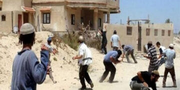 شرپسند مسلح آبادکاروں کا فلسطینیوں پر حملہ