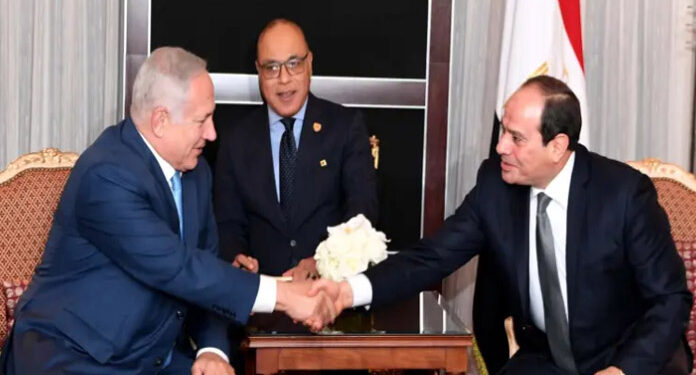 مصری صدر کی صیہونی وزیراعظم کو دورہ اسرائیل کی دعوت