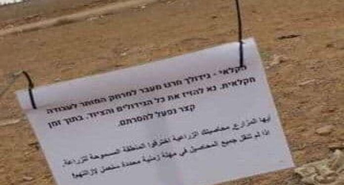 غزہ: صیہونی فوج کا  دو دن میں فصل کاٹنے کا نوٹس