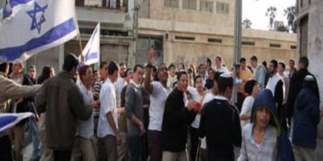 مقبوضہ فلسطین : صہیونی آباد کاروں کا  اشتعال انگیزی کا مظاہرہ