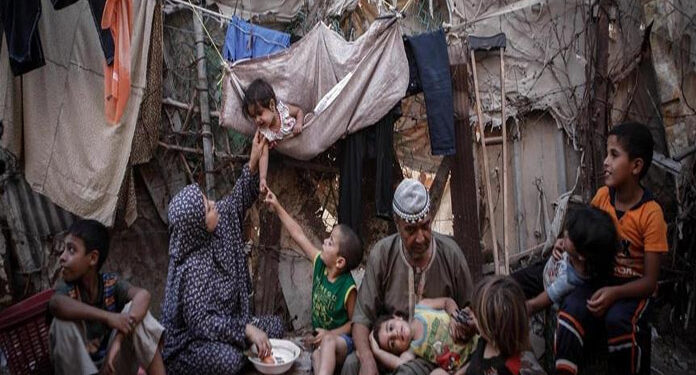   غزہ کے مظلوم فلسطینی قابض حکام کی بے حسی کی بولتی تصویر   